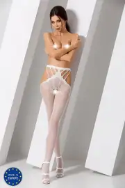 Чулки, колготки белые