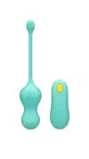 Виброяйцо для точки G с пультом управления Romp Cello Light Teal, водонепроницаемое photo 2
