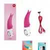 Вибратор для клитора Fun Factory VOLTA blackberry, гибкий двойной кончик photo 7