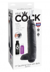 Фаллоимитатор с эякуляцией Kc 11 Inch Squirting Cock Black photo 4