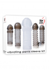 Набор насадок на член Vibrating Penis Sleeve Kit photo 7