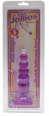 Анальная пробка елочка CRYSTALL JELLIES ANAL DELIGHT PURPLE photo 2