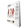 Бодистокинг с имитацией чулок Passion BS079 red photo 6
