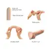 Реалистичный фаллоимитатор Strap-On-Me Sliding Skin Realistic Dildo Vanille - M, эффект подвижной  photo 2