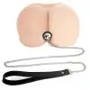 Силиконовая анальная пробка Art of Sex Silicone Anal Plug with Leash size M с поводком Black photo 4