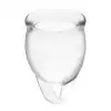 Набор менструальных чаш Satisfyer Feel Confident (Transparent), 15мл и 20мл, мешочек для хранения photo 3