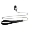 Силиконовая анальная пробка Art of Sex Silicone Anal Plug with Leash size M с поводком Black photo 2