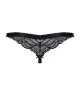 Кружевные танга с доступом Obsessive 828-THC-1 crotchless thong S/M, черные photo 4