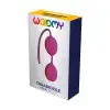 Вагинальные шарики Wooomy Taradiddle Kegel Ball, диаметр 3,5 см, масса 54 г photo 3