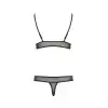 Комплект белья ERZA SET black XXL/XXXL - Passion: лиф и трусики photo 4
