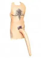 Передник с надувным пенисом DEL12200 photo 1