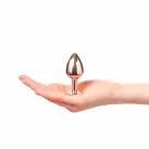 Металлическая анальная пробка с украшением в виде кристалла Dorcel - Diamond Plug S photo 4