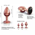Металлическая анальная пробка с украшением в виде кристалла Dorcel - Diamond Plug S photo 3