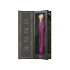 Смартвибратор-пульсатор Zalo — King Velvet Purple, кристалл Swarovski photo 10