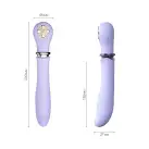 Пульсатор с подогревом Zalo Sweet Magic - Desire Fantasy Violet, турбо режим photo 2