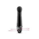 Вибратор для точки G с электростимуляцией Mystim Right on Ron Black Edition photo 5