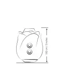 Шикарный вакуумный клиторальный стимулятор Romp Rose Pink, в виде розы photo 3