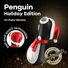 Вакуумный клиторальный стимулятор Satisfyer Penguin Holiday Edition, в шапочке и шарфе photo 7
