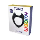 Эрекционное кольцо Wooomy Toro M Black photo 3