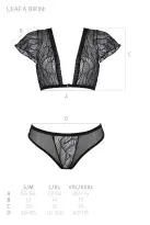 Комплект Passion LEAFA BIKINI black XXL/XXXL - ECO Passion photo 5