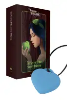 Мини-вибратор «Сердечко» FairyGasm PleasureStone blue, 9 режимов, на шнурке photo 1