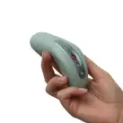 Накладной вибратор Fun Factory LAYA III sage green, эффект постукивания пальцем photo 9