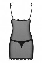 Комплект Obsessive Emperita chemise (Черный, L/XL) photo 4