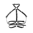 Женская портупея Art of Sex - Mirra, натуральная кожа, размер XS-2XL, цвет черный photo 3