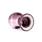 Розовая анальная пробка из стекла Gildo Pink Glass Buttplug No. 27 photo 3