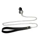 Силиконовая анальная пробка Art of Sex Silicone Anal Plug with Leash size S с поводком Black photo 2