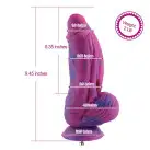 Фаллоимитатор для секс-машин Hismith 9.45" Silicone Fantasy Series Dildo, система крепления KlicLok photo 3