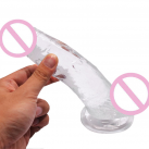 Гелевый фаллоимитатор прозрачный photo 4
