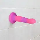 Светящийся в темноте фаллоимитатор ADDICTION Rave 8″ Glow in the Dark Dildo Pink Purple, 20,3 см photo 6