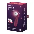 Вакуумный клиторальный стимулятор Satisfyer Pro 2 Generation 3 with Liquid Air Wine Red photo 6