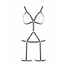 Портупея-стрепы на все тело Indica black XXL/XXXL — Passion Exclusive photo 3