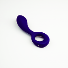 Анатомический вибратор для обоих партнёров Gpop - Royal Blue photo 2