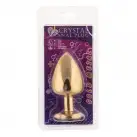 Анальная пробка,Gold Heart Ruby, L photo 2