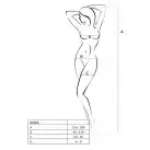 Бодистокинг Passion BS066 One Size, Red, комбинезон, имитация чулок и пояса с гартерами photo 4