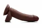8 Inch Ultra Real Dual Layer Suction Cup Dildo - Medium Skin Tone - фаллоимитатор 18х5 см. photo 2