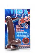 8 Inch Ultra Real Dual Layer Suction Cup Dildo - Medium Skin Tone - фаллоимитатор 18х5 см. photo 6