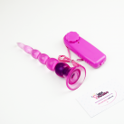 Анальная цепочка с мультискоростной вибрацией, 17смХ3см photo 2