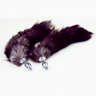 Анальная пробка Horny Kitten с пушистым хвостиком, 47 см  photo 4