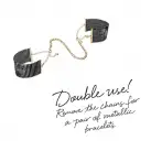 Украшение-наручники Bijoux Indiscrets Desir Metallique Handcuffs - Black photo 2