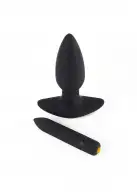 Pornhub Vibrating Butt Plug - анальная пробка с вибрацией, 14,5х3,5 см photo 1