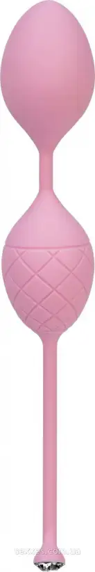 Роскошные вагинальные шарики PILLOW TALK - Frisky Pink с кристаллом Сваровски photo 2