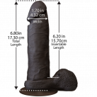 Фаллоимитатор Doc Johnson The Realistic Cock 6 inch Black - ULTRASKYN photo 2