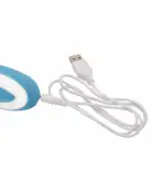 BMS Factory WonderLust Serenity - вибратор точки-G, 10х2.5 см, голубой photo 4