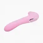 Вибратор и вакуумный клиторальный стимулятор Alive Midnight Quiver Pink - секс-игрушка 2в1 photo 2