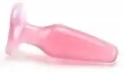 Анальная пробка BUTT PLUG PINK JELLY MEDIUM photo 3
